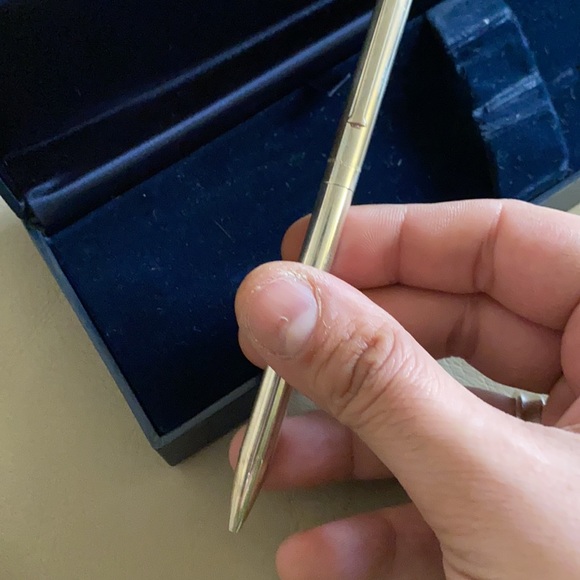 GR8 GRAD,RETIRE,PROMOTED,sign marriage GIFTTiffany vintage silver pen&pencil set - Picture 9 of 12